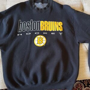 Boston Bruins Mens Black Sweatshirt